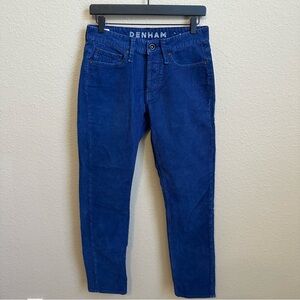 Denham Men’s Razor Slim Fit Blue Corduroy Jeans